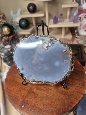 Agate Slab  With Stand